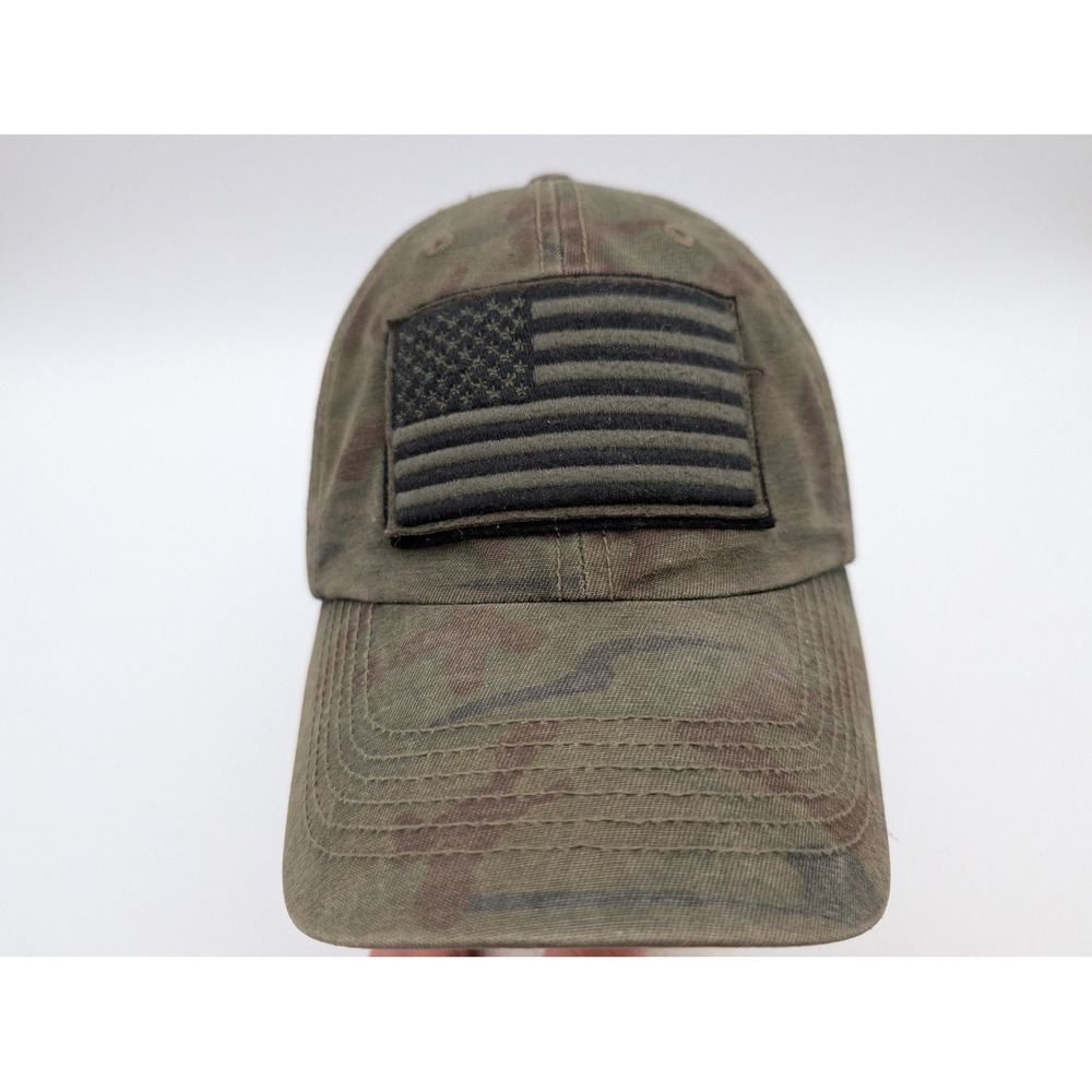 47 Brand OHT Camo American Flag Patch Hat Veterans United Foundation Cap OSFA